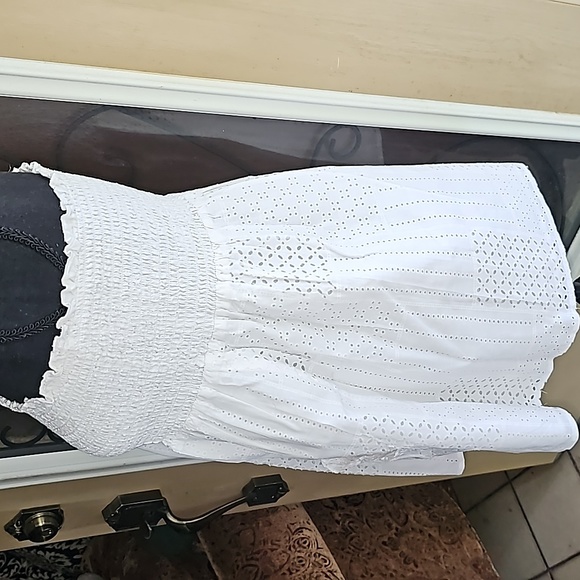 Strapless white top - Picture 6 of 14